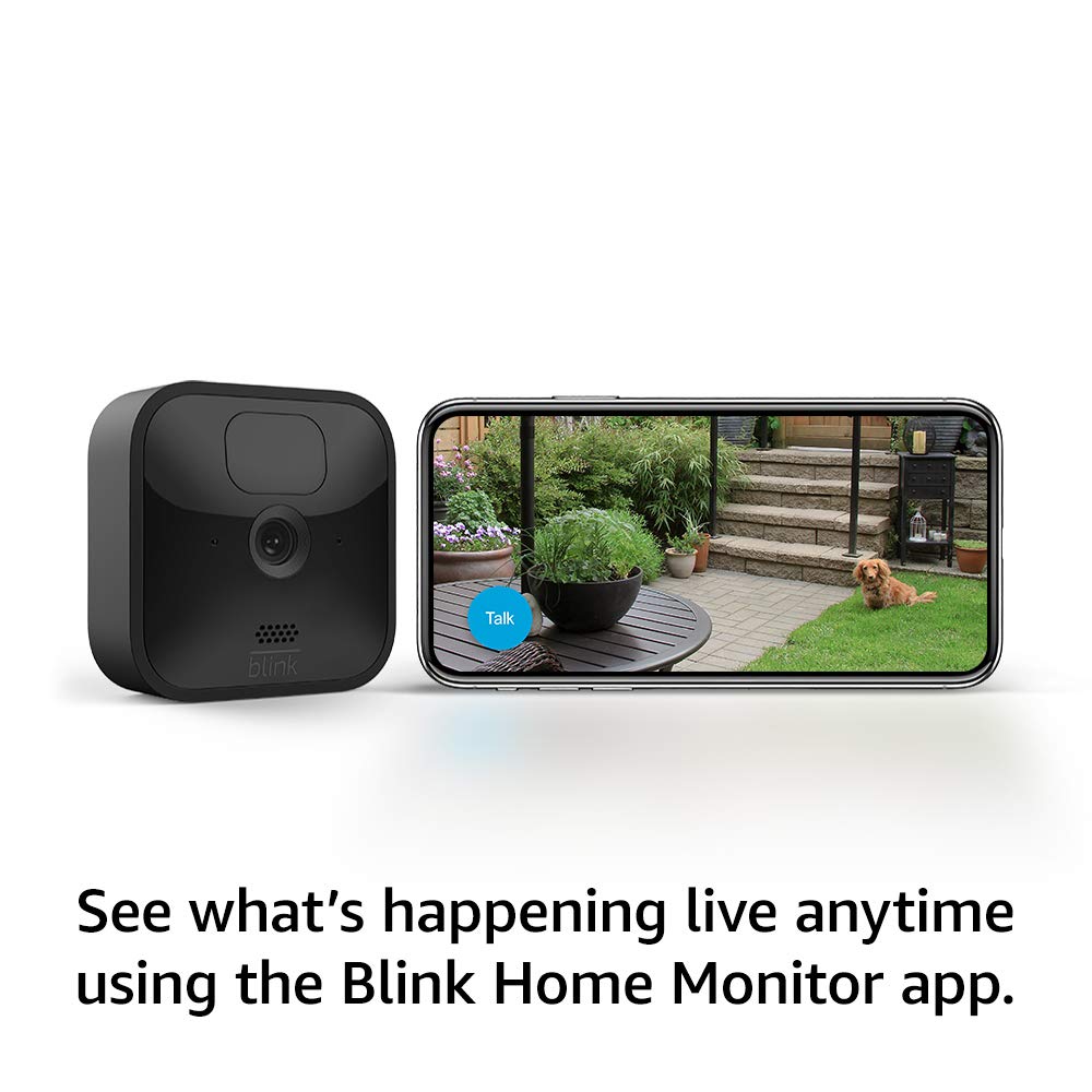 Blink Outdoor Wireless HD Smart Security Camera | 2-Camera System with Sync Module | 2-Year Battery Life | Black