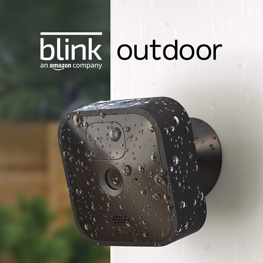 Blink Outdoor Wireless HD Smart Security Camera | 2-Camera System with Sync Module | 2-Year Battery Life | Black