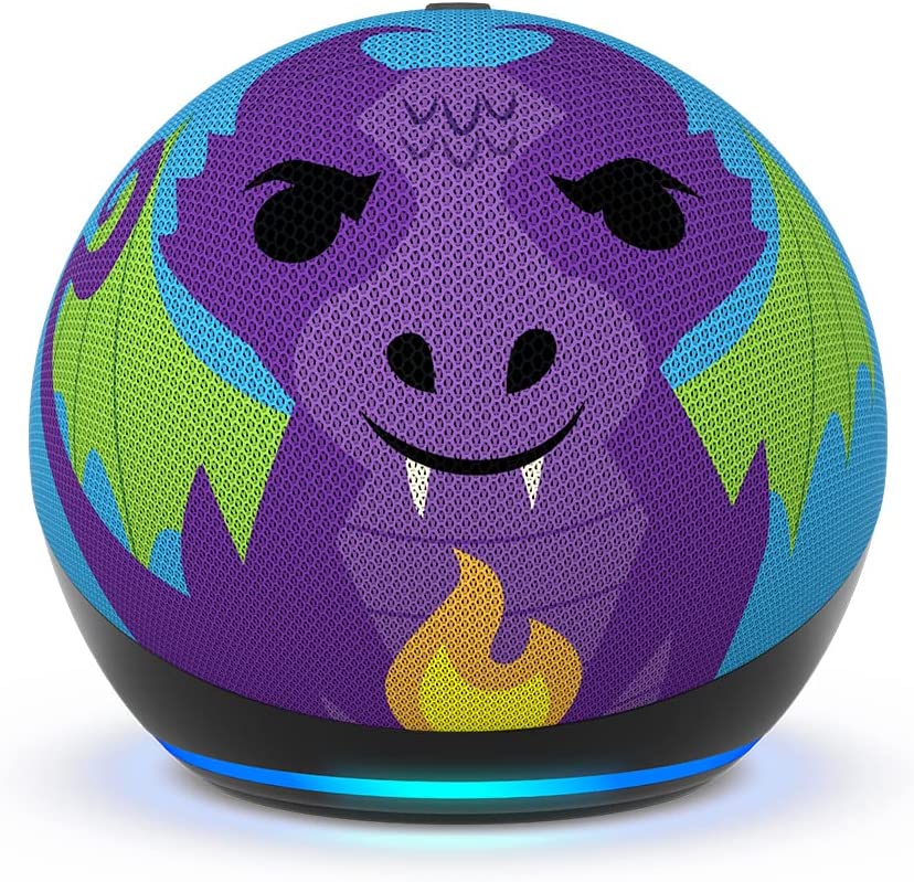 Amazon Echo Dot Kids | Smart Speaker with parental controls | Dragon (5th generation, 2022)
