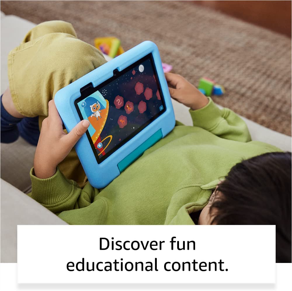 Amazon Fire 7 Kids Tablet - 7" Display | Ages 3-7 | Amazon Kids+ | 10hr Battery | 16GB | Red