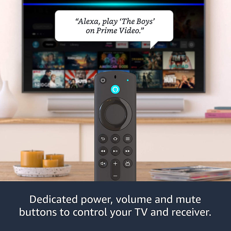 Amazon Fire TV Stick HD | Streaming Device | with Alexa Voice Remote | Full HD | 2024