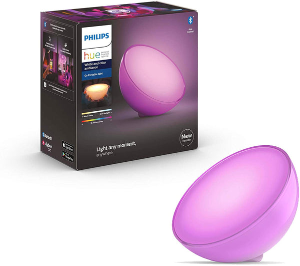 Philips Hue Go - Portable Wireless Colour Light, Zigbee Bluetooth Controllable LED