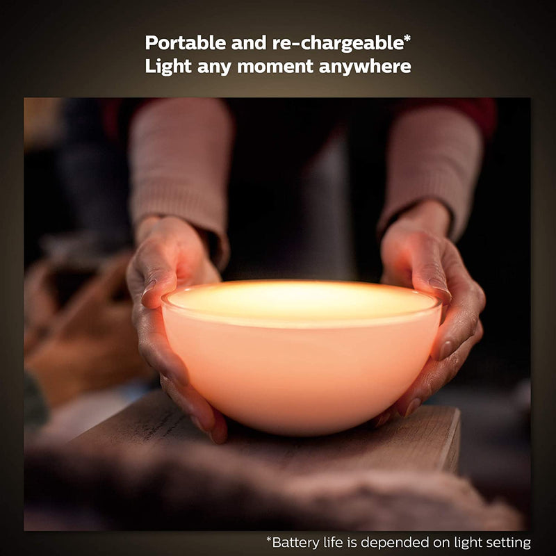 Philips Hue Go - Portable Wireless Colour Light, Zigbee Bluetooth Controllable LED