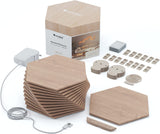 Nanoleaf Elements Wood Look Hexagons Starter Kit - 13 Panels