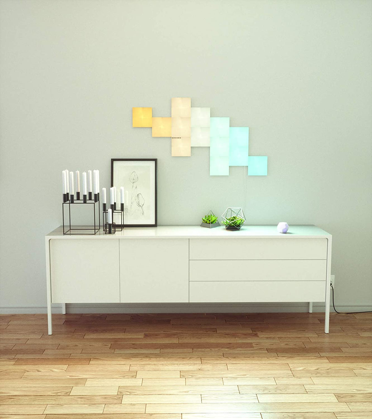 Nanoleaf Canvas Starter Kit - 17 Light Squares