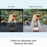 Ring Video Doorbell Plus | Battery Powered | Wireless Video Doorbell Camera | 1536p HD Video, Colour Night Vision, Wi-Fi, DIY
